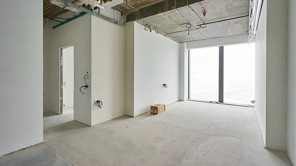 Квартира 62 м2 на 19 этаже с 1-й спальней в башне Neva Towers, вид 1