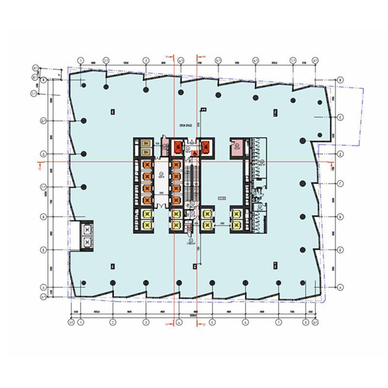 Office for sale in the Cezar Tower, floors 12-26, вид 1