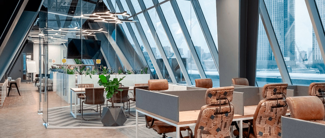 New coworking space on the Bagration Bridge in the City