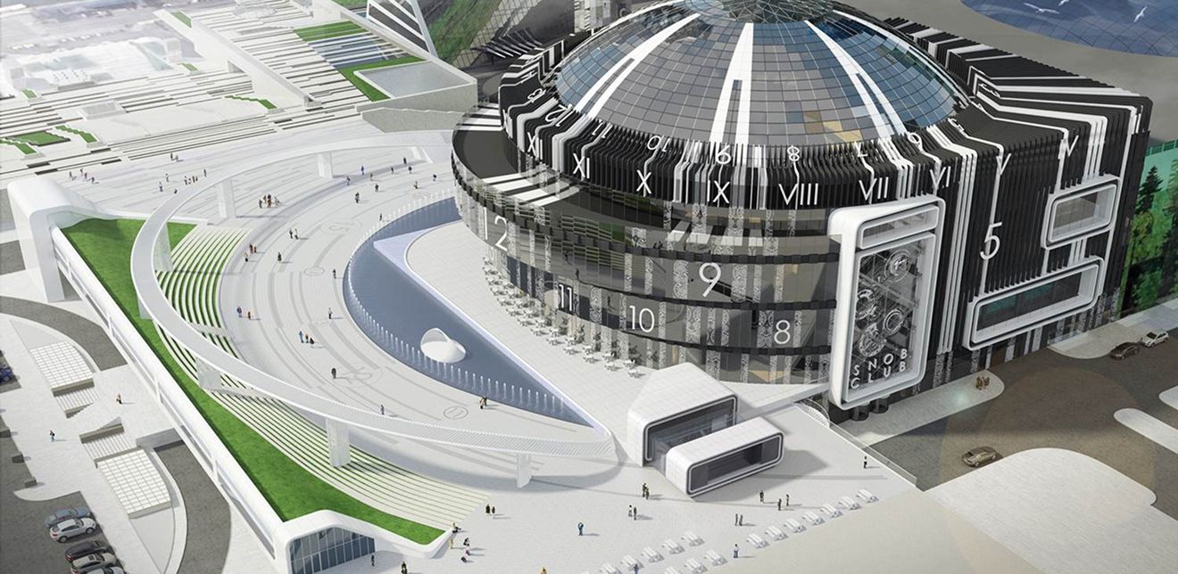 Общегородская площадь Moscow City: Архитектура времени в Москва Сити