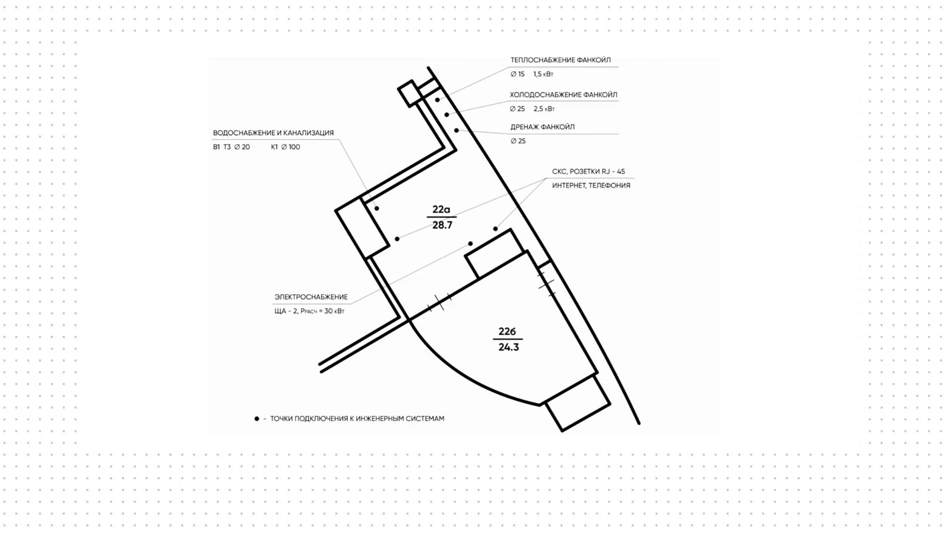 Retail space 53 m2 on the 1st floor in the Federation tower, photo 2