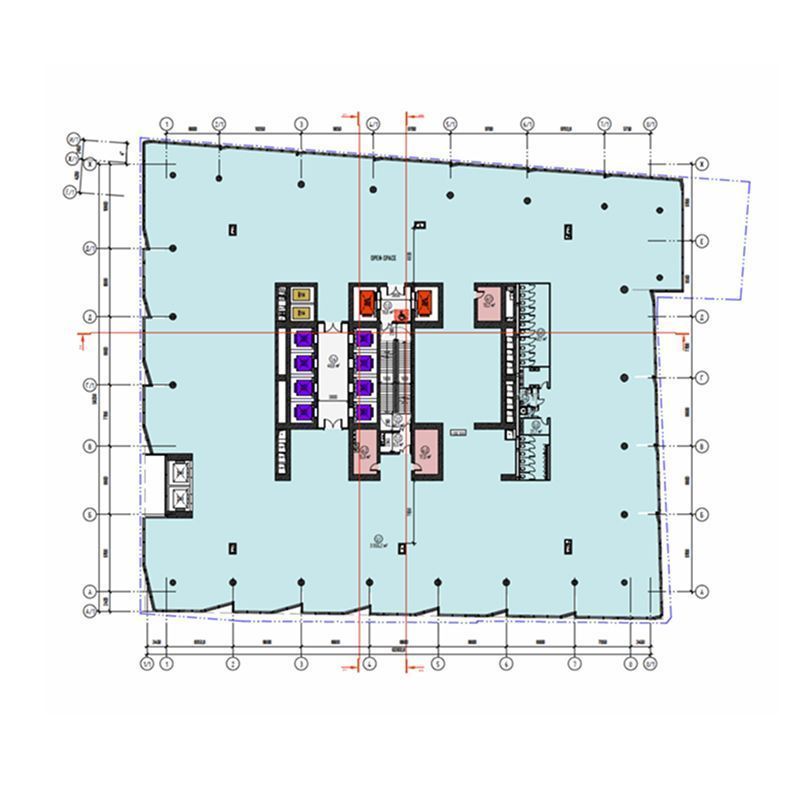 Office for sale in the Cezar Tower, floors 49-50, вид 1