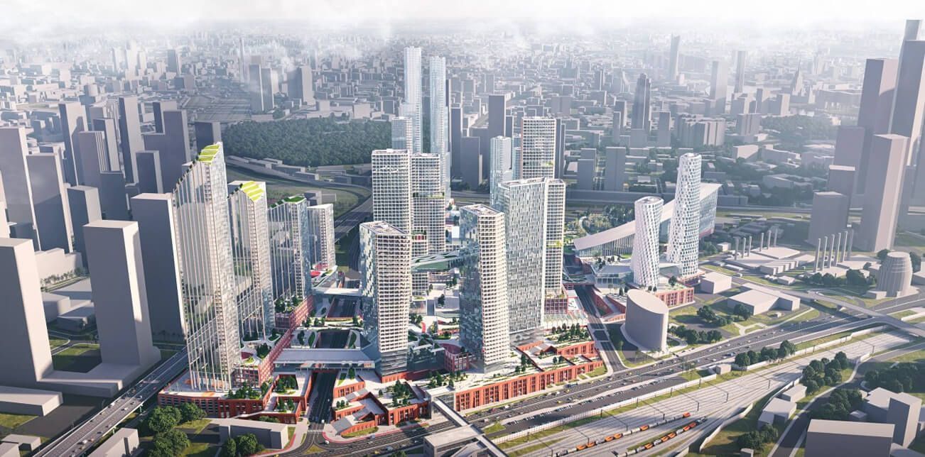 Новый высотный район рядом с Москва-Сити на территории более 70 гектаров