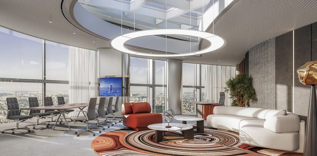 The most expensive office in Russia is listed in Moscow-City
