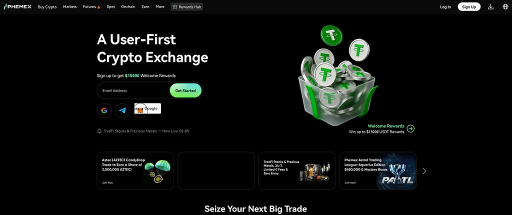Phemex futures trading terminal Phemex futures trading terminal