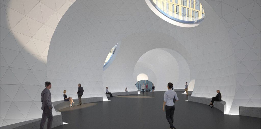 Moscow authorities are once again considering building a unique spherical bridge in Moscow City. Московские власти снова задумались о строительстве уникального моста из сфер в «Москва-Сити»
