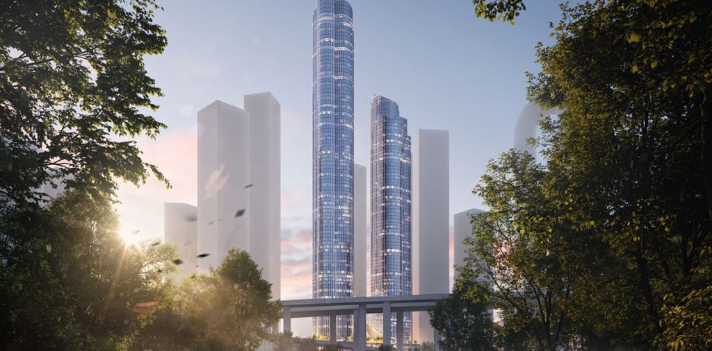 The bionic skyscraper project В «Сити-2» согласован проект бионического небоскрёба «Страна.Сити»