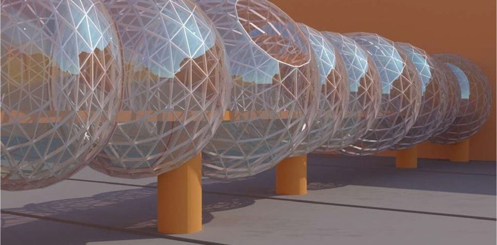 Moscow authorities are once again considering building a unique spherical bridge in Moscow City. Московские власти снова задумались о строительстве уникального моста из сфер в «Москва-Сити»